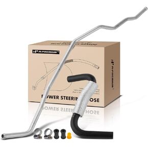 A-Premium Power Steering Return Line Hose Assembly Compatible with Toyota Sienna 2007-2010 V6 3.5L Pipe To Cooler 2-PC Set