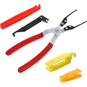 Relay Puller Pliers, 5-Pack Automotive Fuse Puller Tool Repair Kits Automobile Fuse Puller Pliers Car Fuse Removal Tool Fuses Puller Tools Electrical Disconnect Pliers for Motorcycle Auto Truck SUV