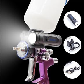 PangSing & Nan 600 Lumen Light，Rechargeable Lightweight Spray Gun Light, Natural Light Illuminates Surface Sprayed, Ensures Even Coverage，Versatile Automotive Paint Gun Light with 360° Rotation