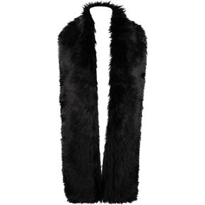 Fluffy Faux Fur Scarf Wrap Shawl Wedding Bridal Bridesmaid 1920s Party Stole Shrug Cover Up for Winter in Kuwait