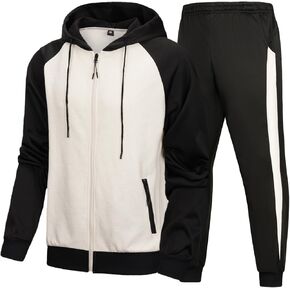 LBL Leading the Better Life Mens Track Suits 2 Piece Outfits Sets Full Zip Athletic Tracksuits Casual Jogging Sweatsuits