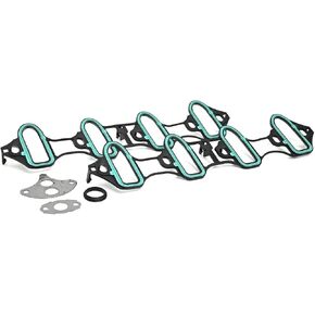 Michigan Motorsports LS Truck Intake Manifold Gaskets (Pair) for Cathedral Port for 1999-2013 GM LS-Based Truck/SUV Engines 4.8 5.3 6.0 MS16340 89060413