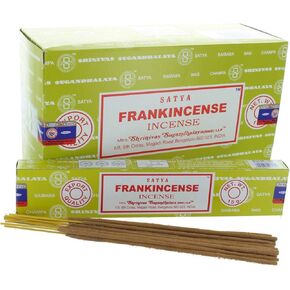 Satya Sai Baba Nag Champa - Frankincense Incense Stick Box - Pack Of 12 (15 Gram Each)