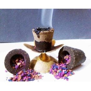 Pure Hawan Kund Sambrani Incense Dhoop Cups for Pooja | Made with Natural Guggal/Loban Charcoal Dhoop | for Prayer Meditation Temple Meditation shudhi (12 Cups)