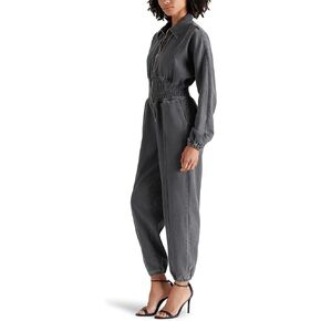 Steve Madden Womens Apparel Coya Denim Jumpsuit