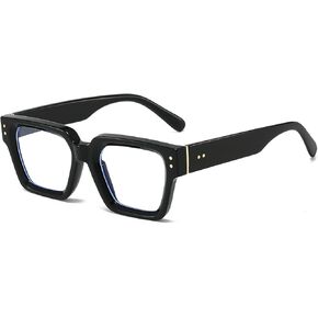 Square Blue Light Glasses for Women Men Fashion Rectangle Computer Eyeglass Anti Eyestrain Anti Glare