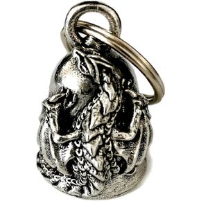 Bravo Bells Dragon Bell Good Luck Motorcycle Charm Biker Gift keychain