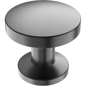 مجموعة من 10 مقابض خزانة من الكروم المصقول من Alzassbg، بقطر 1.1 بوصة (30 مم) أدوات مقبض خزانة مستديرة لدرج خزانة المطبخ AL6044CP in Kuwait