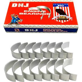 DNJ RB3220 Standard Rod Bearings For 01-16 Chevrolet, GMC, Hummer 6.6L V8 OHV Turbocharged