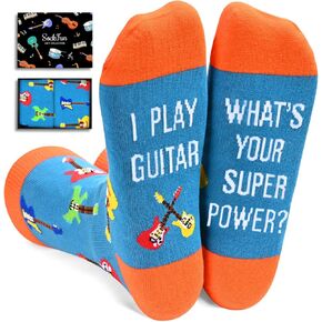 sockfun Piano Gifts for Men - Piano Socks Greeting Card, Christmas Gifts Music Socks for Musicians