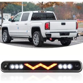 Jackma55 Third 3rd Brake Light Fit for Chevy Silverado, for C10 C/K 1500 2500 3500/ Fit for GMC C/K 1500 2500 3500, for Sierra 1988-1998 LED High Mount Stop Light Cargo Light (RED Lens)