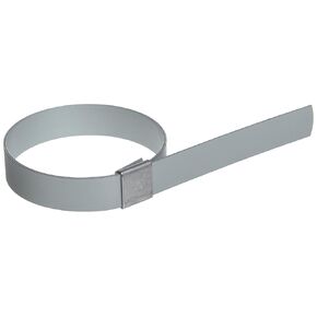 BAND-IT CP0899 5/8" Wide x 0.025" Thick 2" Diameter, Galvanized Carbon Steel Center Punch Clamp (100 Per Box)