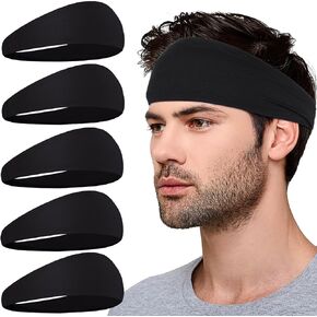 Sports Headbands for Men,Mens Running Headband Moisture Wicking Workout Headband,Running,Cycling,Basketball,Yoga,Football,Unisex