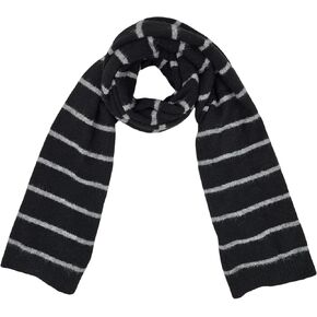 HILLSHADE Womens Wool Blended Ultra soft lightweight strip knit scarf shawl