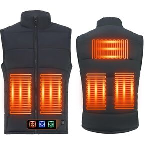 Heated Vest for Men Women without Battery Pack, Lightweight USB Heating Vest, Heated Jacket for Winter Warm