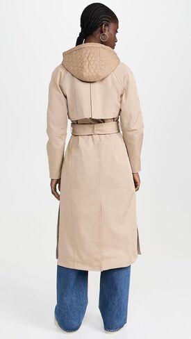 Avec Les Filles Women's Belted Trench Coast in Saudi Arabia