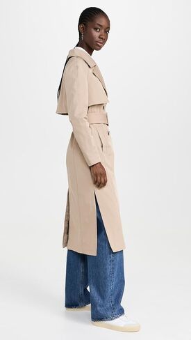 Avec Les Filles Women's Belted Trench Coast in Saudi Arabia