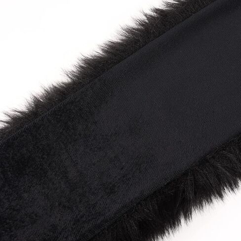 Fluffy Faux Fur Scarf Wrap Shawl Wedding Bridal Bridesmaid 1920s Party Stole Shrug Cover Up for Winter in Kuwait