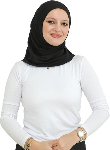 Prien Sport Instant Hijab For Women, Muslim Cotton Turban, Soft Head Scarf, Ready To Wear Hijabs Prayer Clothes, Islamic Wear in Kuwait