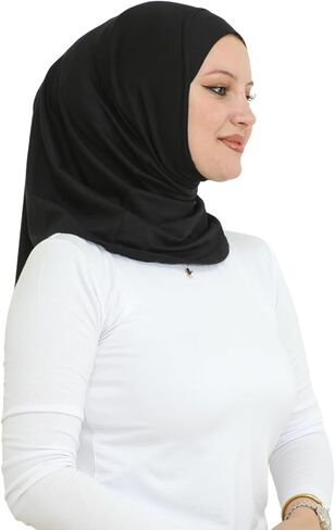 Prien Sport Instant Hijab For Women, Muslim Cotton Turban, Soft Head Scarf, Ready To Wear Hijabs Prayer Clothes, Islamic Wear in Kuwait