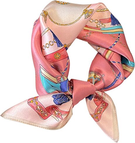 21" Mulberry Silk Scarfs Small Square Scarfs Fashion Neck Scarf Hair scarf for Women Gift Packed in Kuwait