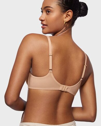 INLYRIC Women's Mesh Balconette Bra Sexy Demi Supportive Comfortable Seamless Underwire Unlined Sheer Bras in Kuwait