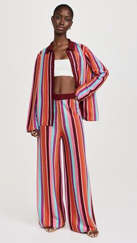 Women's Magic Stripe Knit Pants in Saudi Arabia
