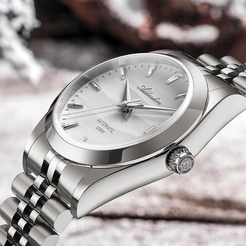 ADDIESDIVE Automatic Watches for Men NH35A Mechanical Movement Analog Sapphire Crystal Yellow White Blue 39MM Sand Dial in Kuwait