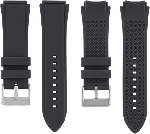 Compatible with GUESS Watch 22mm Band, Soft Silicone Rubber Replacement Strap for GUESS Watch Series 45mm W0247G3 W0040G3 W0040G7, Black in Kuwait