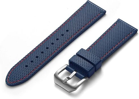 حزام ساعة Crafter Blue UX05 ذو طرف مستقيم وحزام مطاطي بديل لجميع ساعات العروة بعرض 20 مم in Kuwait