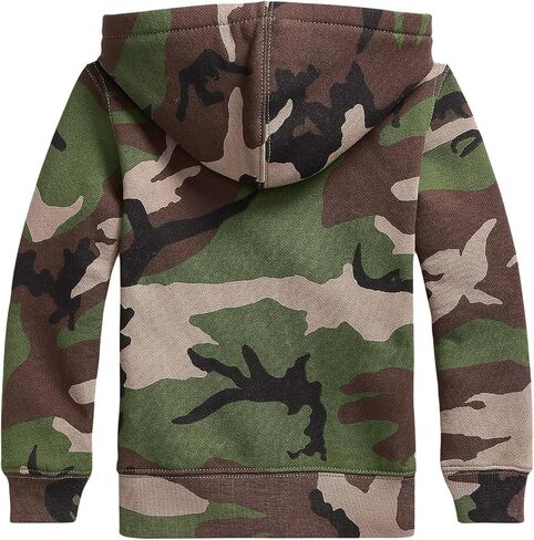 POLO RALPH LAUREN Boys' Camo Fleece Full Zip Hoodie (Little Kids) in Saudi Arabia