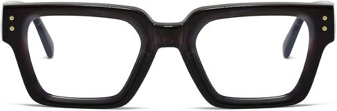 Square Blue Light Glasses for Women Men Fashion Rectangle Computer Eyeglass Anti Eyestrain Anti Glare in Saudi Arabia