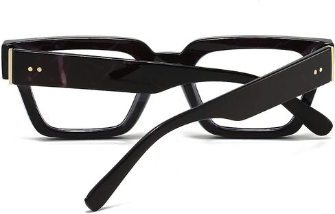 Square Blue Light Glasses for Women Men Fashion Rectangle Computer Eyeglass Anti Eyestrain Anti Glare in Saudi Arabia