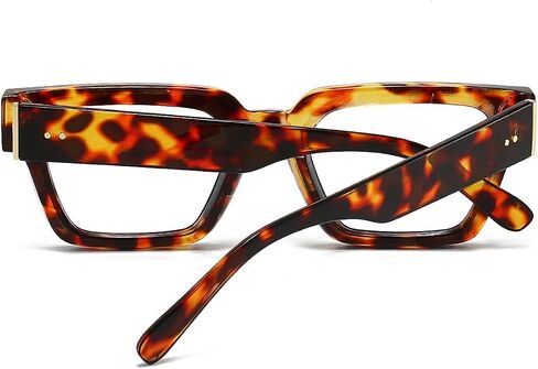 Square Blue Light Glasses for Women Men Fashion Rectangle Computer Eyeglass Anti Eyestrain Anti Glare in Saudi Arabia