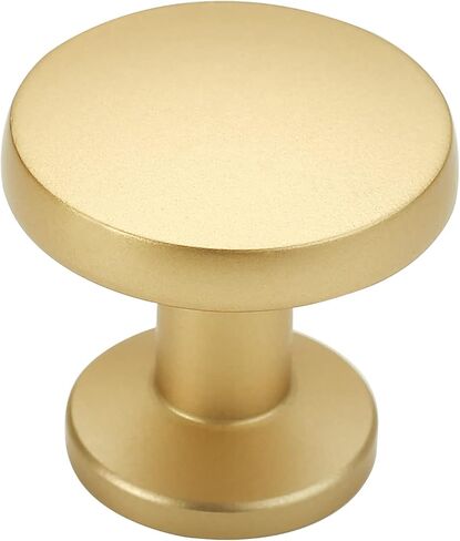 Alzassbg 10 Pack Polished Chrome Cabinet Knobs, 1.1 Inch(30mm) Diameter Round Cabinet Knob Hardware for Kitchen Dresser Drawer AL6044CP in Saudi Arabia
