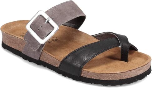 صندل فريسنو نسائي جديد من NAOT جلد لؤلؤي أبيض/جلد سويدي حجري رملي 39 in Saudi Arabia