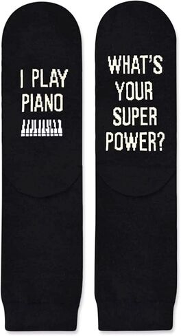 sockfun Piano Gifts for Men - Piano Socks Greeting Card, Christmas Gifts Music Socks for Musicians in Saudi Arabia