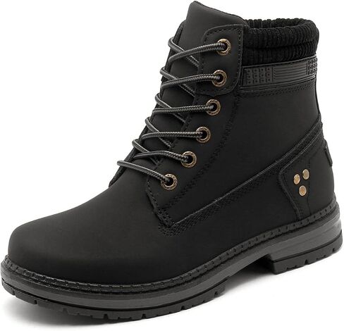 Women Work Boots - Waterproof Hiking Composite Construction Comfortable Size 9 Black in Saudi Arabia