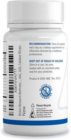 تركيبة قوية مضادة للأكسدة كاملة الطيف من بيوبروتكت، تحمي الجسم من الأضرار التأكسدية، وتدعم الصحة العامة، والصحة المناعية، وصحة القلب والأوعية الدموية، 90 كبسولة in Kuwait