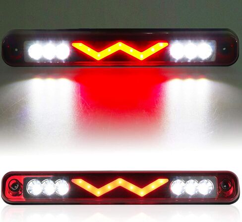 ضوء الفرامل الثالث Jackma55 مناسب لسيارة Chevy Silverado، لـ C10 C/K 1500 2500 3500/ مناسب لـ GMC C/K 1500 2500 3500، لـ Sierra 1988-1998 LED ضوء إيقاف عالي للتركيب (عدسة حمراء) in Kuwait