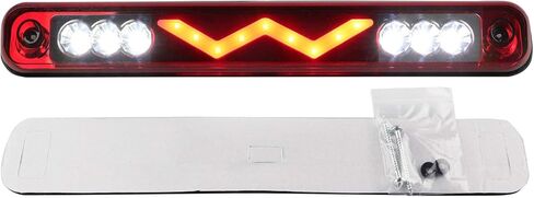 ضوء الفرامل الثالث Jackma55 مناسب لسيارة Chevy Silverado، لـ C10 C/K 1500 2500 3500/ مناسب لـ GMC C/K 1500 2500 3500، لـ Sierra 1988-1998 LED ضوء إيقاف عالي للتركيب (عدسة حمراء) in Kuwait