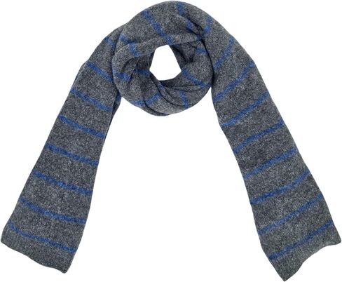 HILLSHADE Womens Wool Blended Ultra soft lightweight strip knit scarf shawl in Saudi Arabia