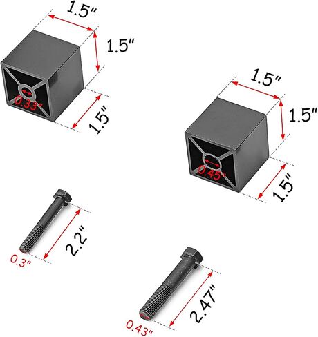 WSays Front Seat 1.5'' Riser Lift Kit Compatible with Jeep Wrangler TJ 1997-2006 in Saudi Arabia