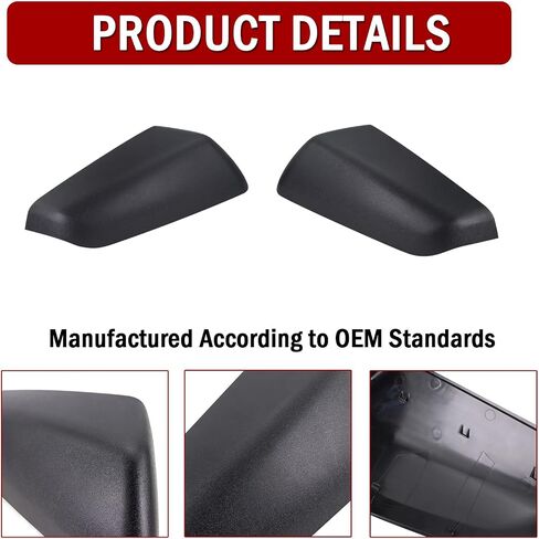 Left Driver Side Exterior Mirror Cap Cover Rearview Mirror Cover Trim Fit for 2018 2019 2020 2021 2022 2023 Chevrolet Equinox & GMC Terrain Replace 23406417 (Glossy Black) in Kuwait