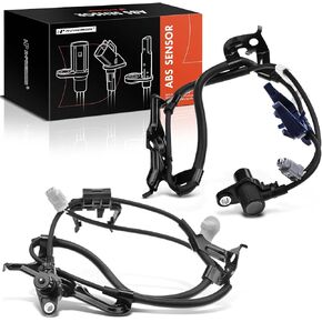 A-Premium 2PC Set Front ABS Wheel Speed Sensor Compatible with Toyota & Lexus Models - Camry 2002-2006, Solara 2004-2008, ES330 2002-2006 - Front Driver & Passenger Side, Replace# 89543-06010