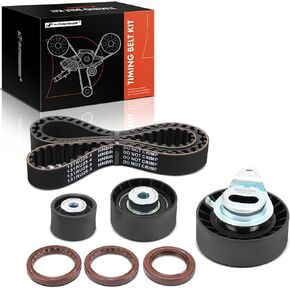 A-Premium Engine Timing Belt Kit Compatible with Ford Contour 1995-1997 & Mercury Mystique 1995-1997 - DOHC 2.0L