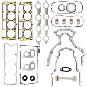 Gen III LS Head Gasket Kit for GM LS1 LS6 LQ4 LQ9 4.8L/5.3L/5.7L/6.0L/6.2L, for Chevy 1999-2007 Silverado Suburban Express, for GMC Sierra Engine Valley Cover 12558178 12589226 12612350