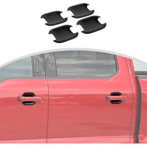 CheroCar for Ford Exterior Door Handle Bowl Cover Trim for Ford F150 2021-2024 Exterior Accessories (Black)
