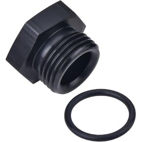 EVIL ENERGY 6AN Block off Cap ORB Plug Fitting Adapter Male Aluminum
