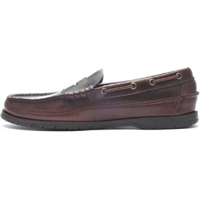 Sebago Sloop Waterproof Boat Shoes - Full-Grain Leather Loafer-Style Moccasins with Snug Leather Sock Lining and Non-Marking, Non-Slip Rubber Outsoles